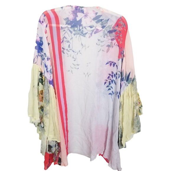 Anthropologie Floreat Womens OS Bird Floral Print - Picture 8 of 8